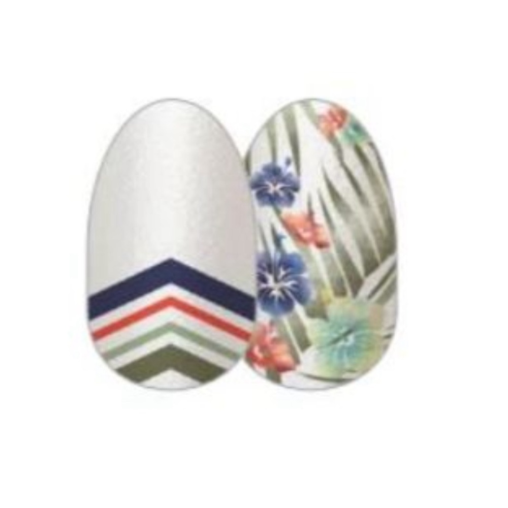 *Retired, HTF* Color Street: Tahiti Getaway | Island Tropical Summer Floral - Picture 7 of 8